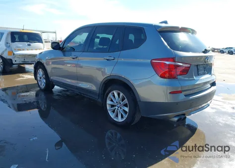 2013 BMW X3 xDrive28I from USA, damaged, VIN 5UXWX9C52D0A28133